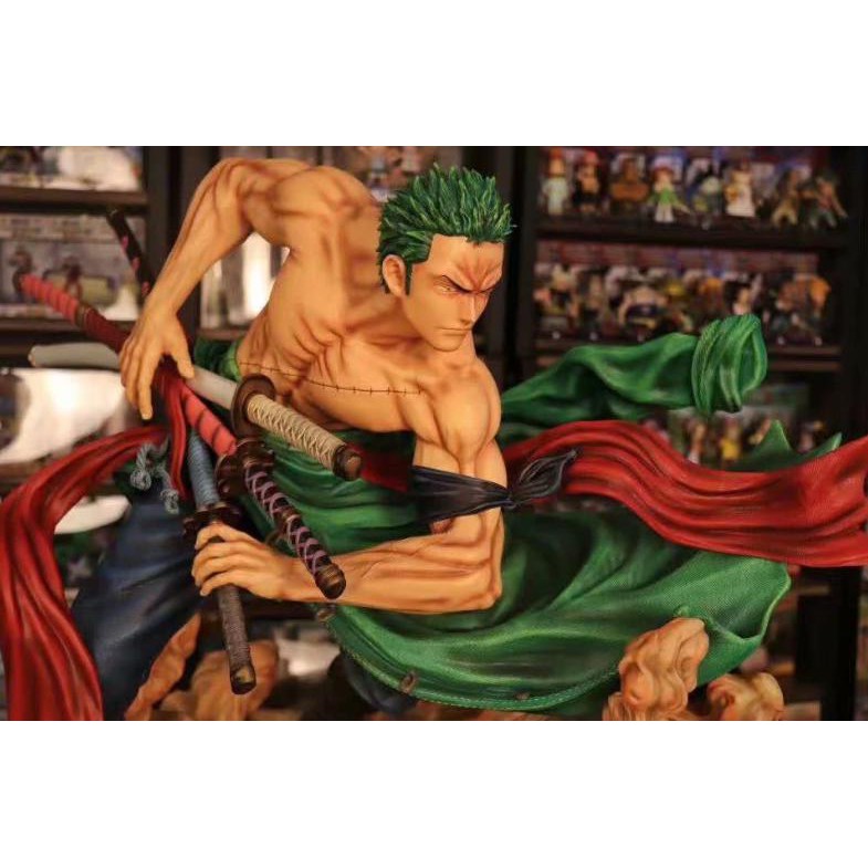 Mô hình Zoro Rồng GK Last Sleep LS tỉ lệ 1/4 hình và video thực tế - Mô hình One Piece