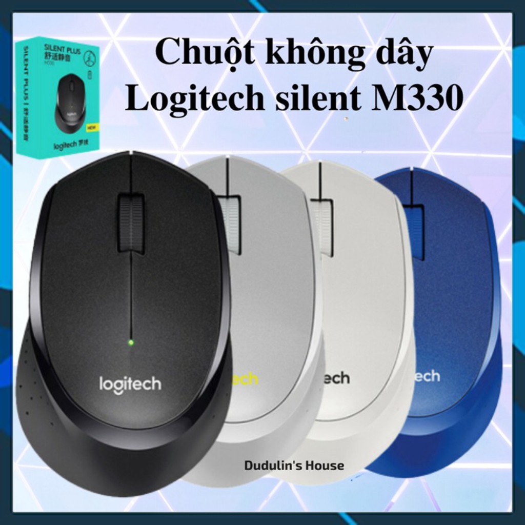 Chuột không dây M330 (Xả Kho) Chuột logitech giá rẻ với USB nhận tín hiệu 2.4GHz dùng trong nhà.CM5 .n