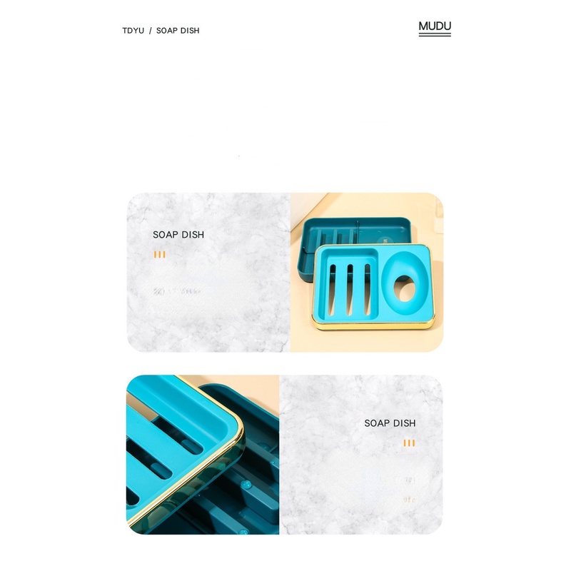 Khay Đựng Xà Phòng Hai Ngăn Tiện Lợi