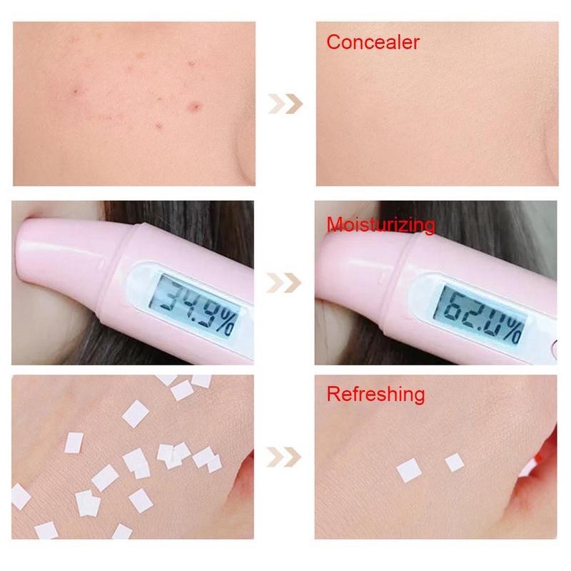 Kem Nền BB Dạng Lỏng Che Khuyết Điểm Làm Sáng Da Lâu Trôi Kèm Mút Đầu Nấm VENZEN