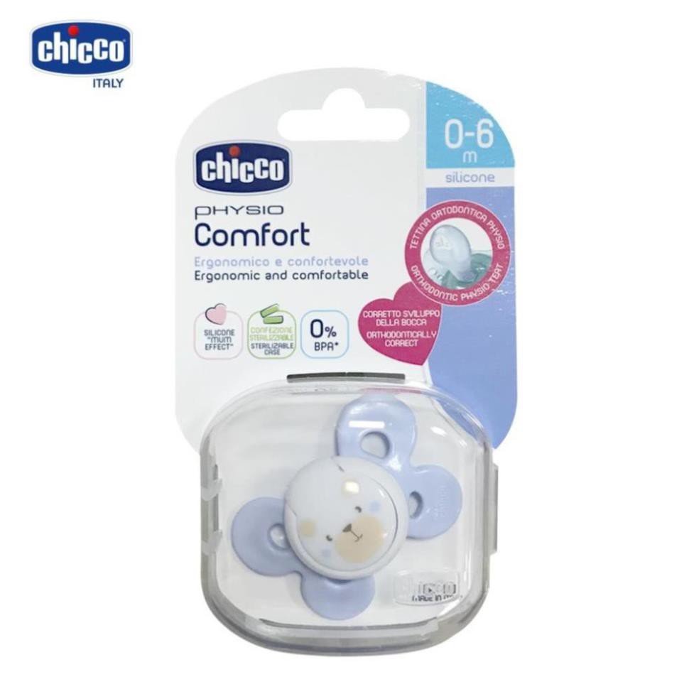 Ty ngậm silicon Chicco Physio Comfort  0-6M