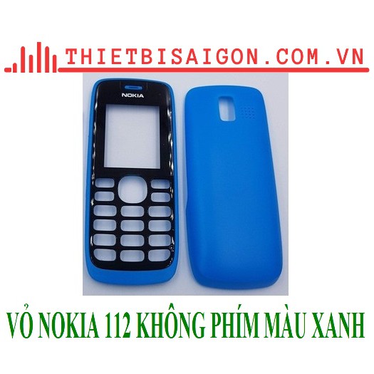 VỎ NOKIA 112 KHÔNG PHÍM MÀU XANH