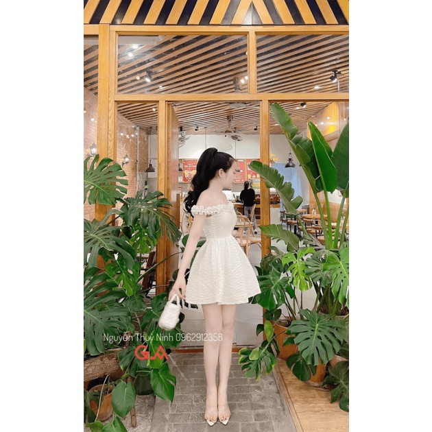 (Mẫu Mới) Sale Lớn 50% Cho Mẫu Đầm Gấm Xốp Thiết Kế Tay Vai Cực Đẹp UP h.h.p