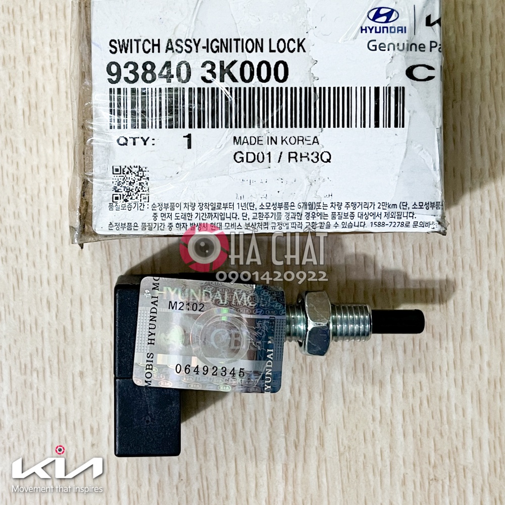 Công tắc chân phanh KIA MORNING 🚘 Nhập khẩu KIA MOTORS Hàn Quốc 🎯 Bảo hành 100% là hàng chính hãng 938403K000
