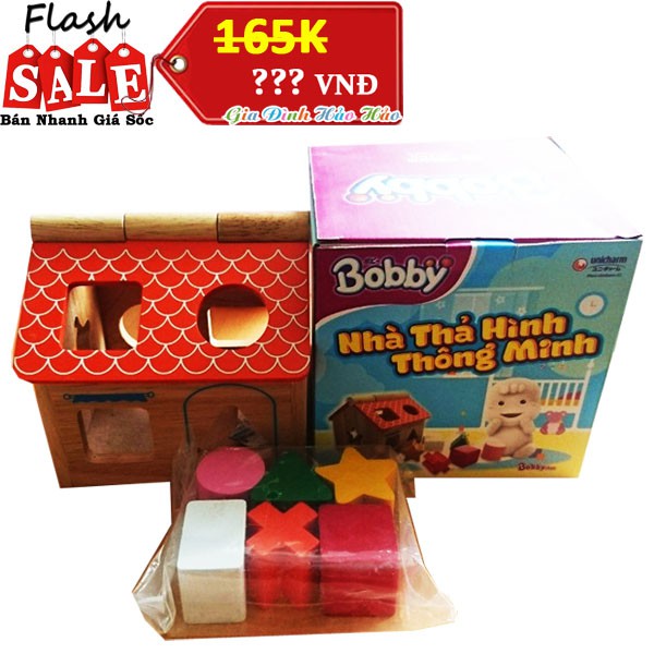NHÀ GỖ THẢ HÌNH THÔNG MINH BOBBY