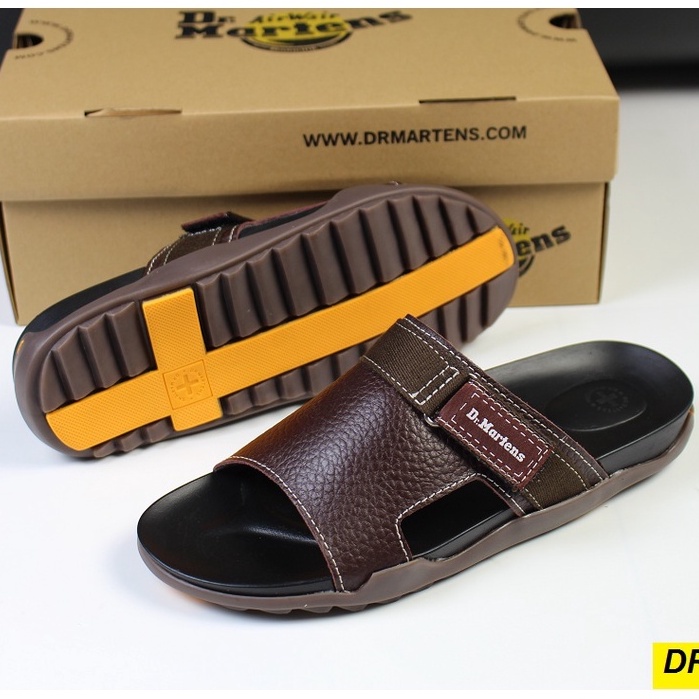 Dép Quai Ngang Dr Martens Thailand . Dép Da Quai Bản Thailand