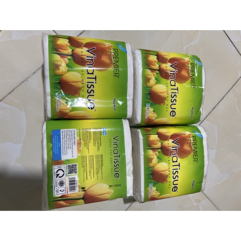 KHĂN GIẤY ĂN PREMIER 100 tờ
