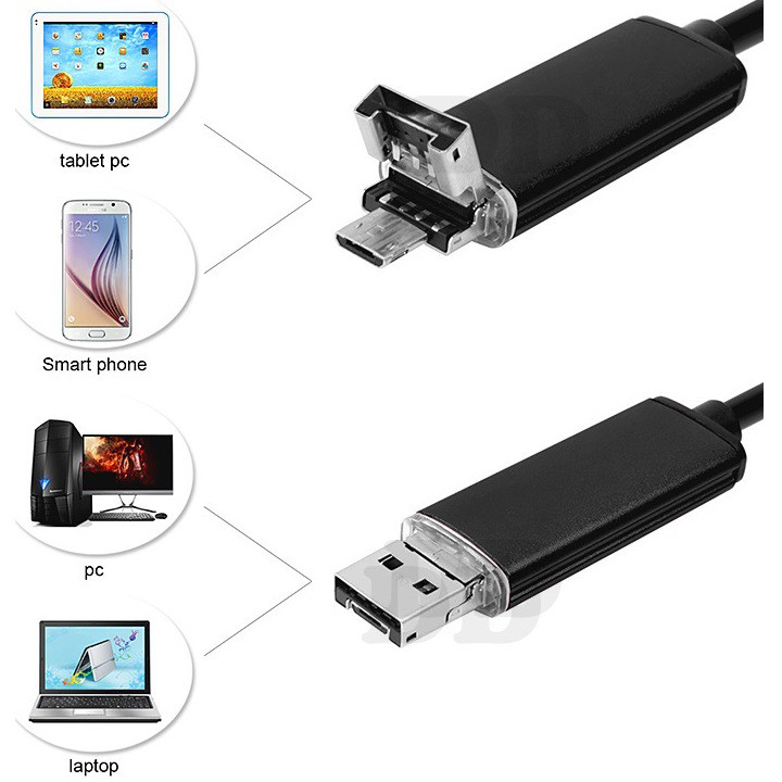 Máy nội soi kết nối usb, camera nội soi mini cao cấp có cổng USB công nghệ mới