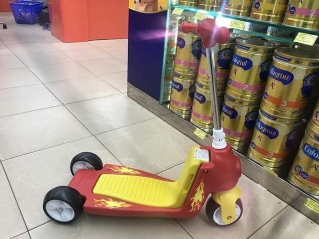 Xe scooter 2in1