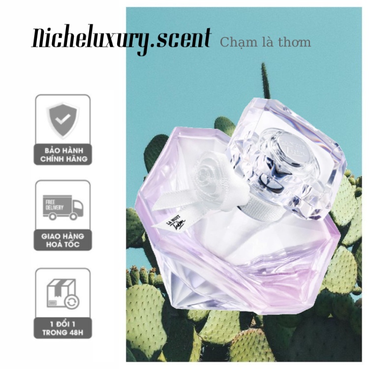 ????? - Nước Hoa L.c Tresor Lanuit Musc Diamant ( Trắng ) 10Ml