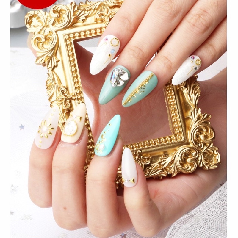 khung chụp ảnh mẫu nail