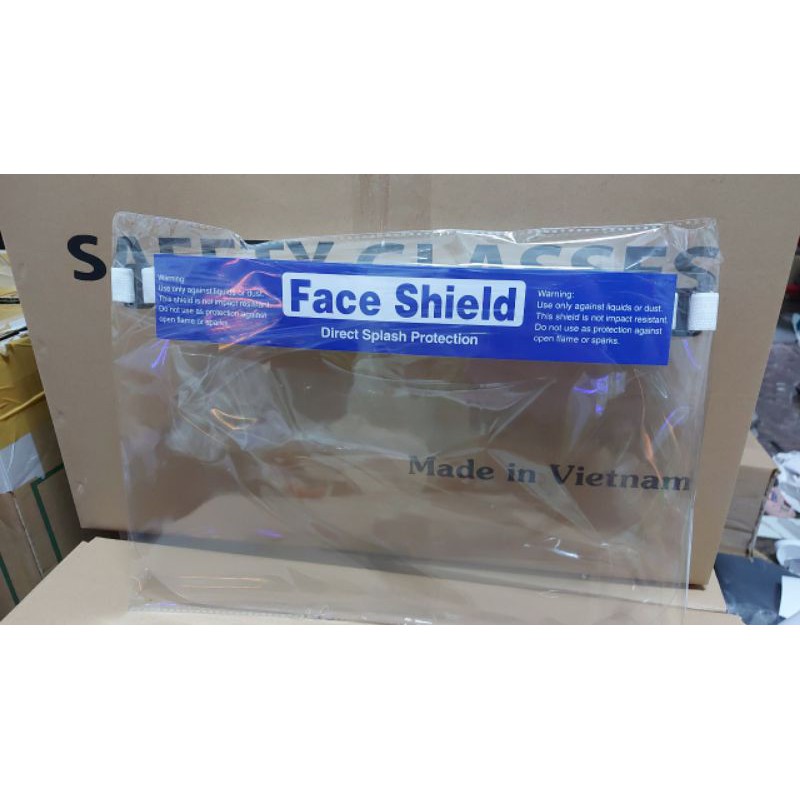 Combo 5 kính chống giọt bắn/ mặt nạ bảo hộ Face Shield có mút