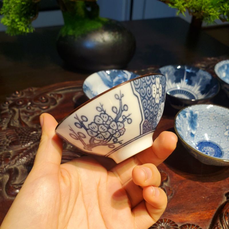 Bộ 6 chén nón uống tra