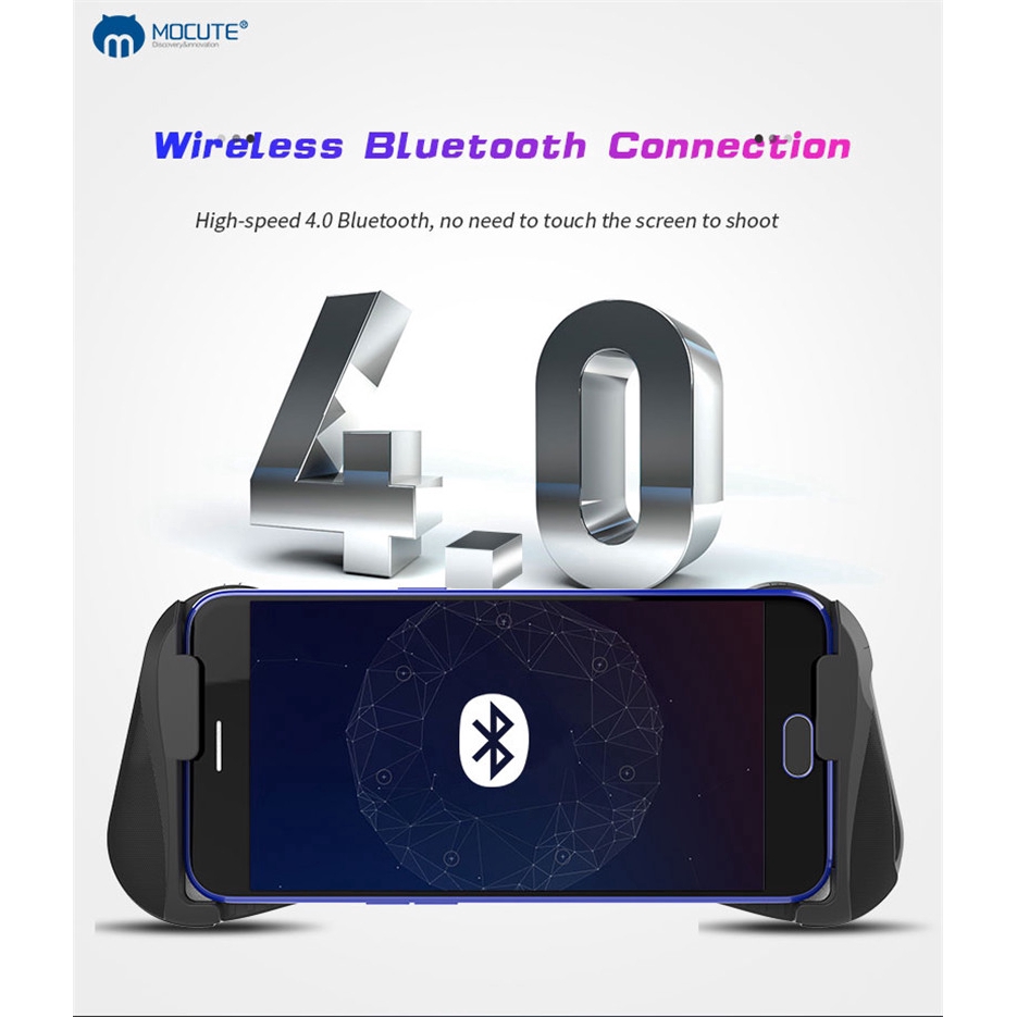 Tay cầm chơi games Bluetooth V4.0 Mocute 057 cao cấp cho iPhone Android