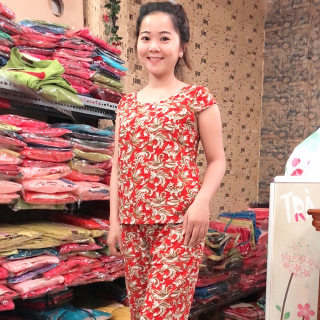 ☘️☘️☘️ sét Tole - lanh lửng mặc nhà ( hàng em thiên )