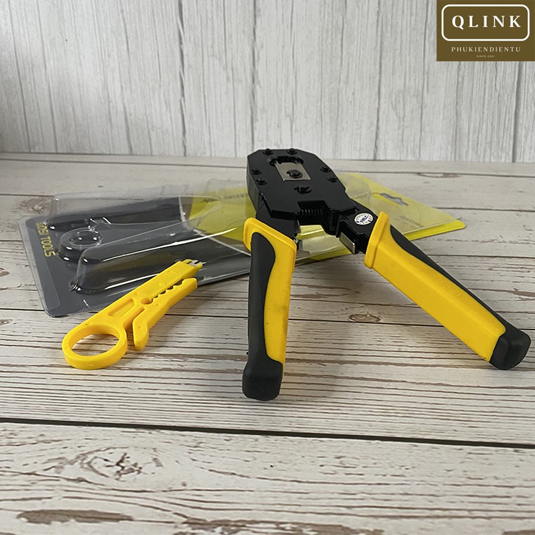 Kìm bấm mạng BOSI TOOLS chắc chắn tiện lợi bấm mọi loại hạt mạng hiện nay