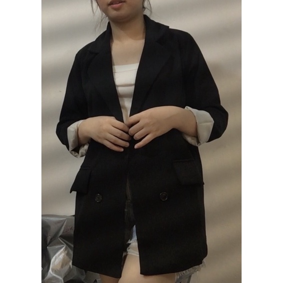 Áo Blazer 2 lớp 4 cúc dài tay siêu hot hít | BigBuy360 - bigbuy360.vn