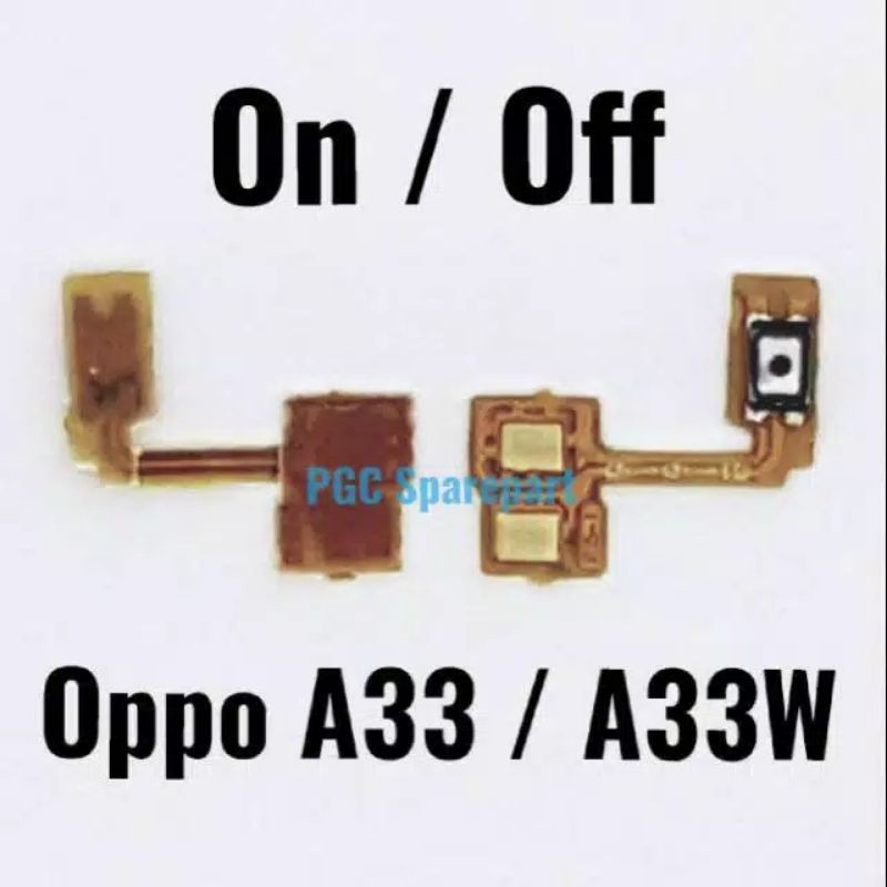 Linh Kiện Điện Tử Tắt / Mở Nguồn Cho Oppo Neo 7 / A33 / A33w / A1603 Ory