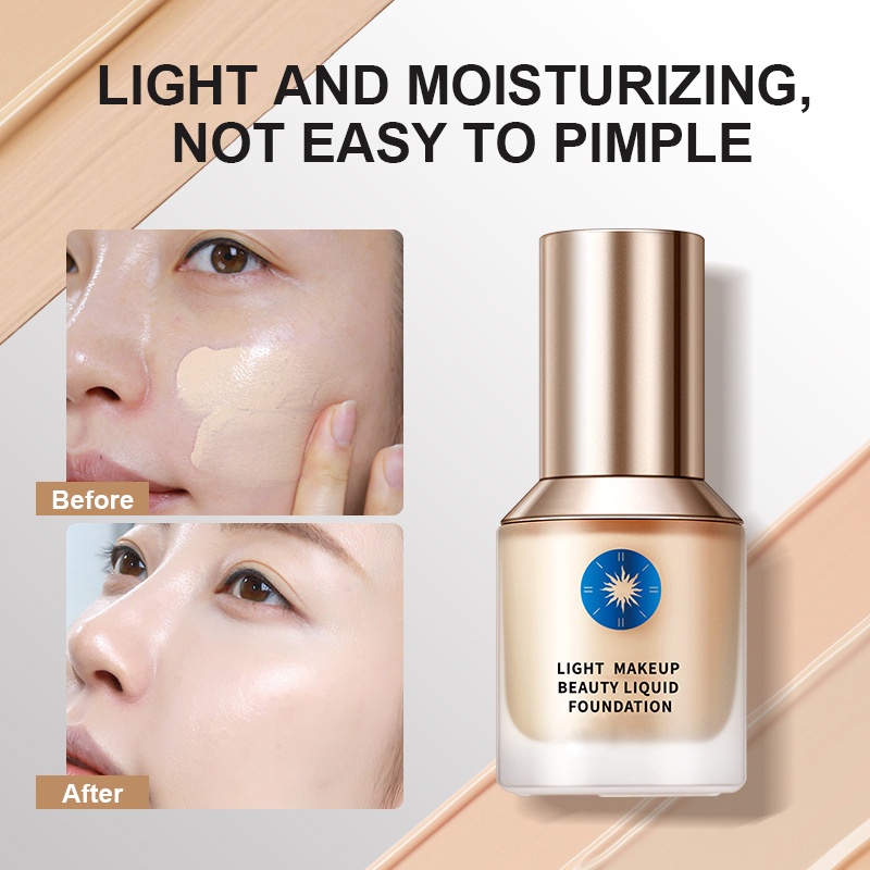 Kem nền SUMAX dạng lỏng che khuyết điểm cao không thấm nước kiểm soát dầu/ làm mới 30ml