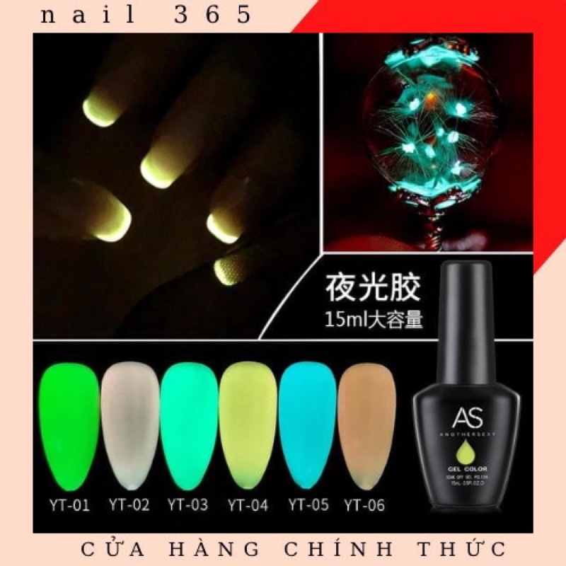 Sơn gel “ Dạ Quang “ AS mã YT ( chai đen )