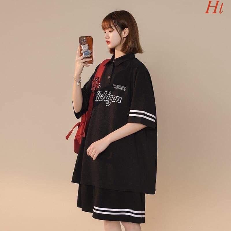 Bộ đùi polo Michi sọc H2B877