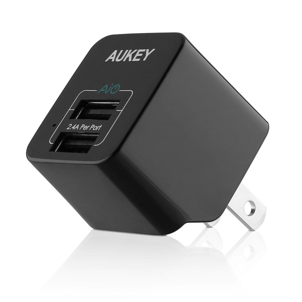 [Mã INCUBACK0909 hoàn 20K xu đơn 0Đ] Sạc Aukey PA U32 Dual USB 12W (2.4A