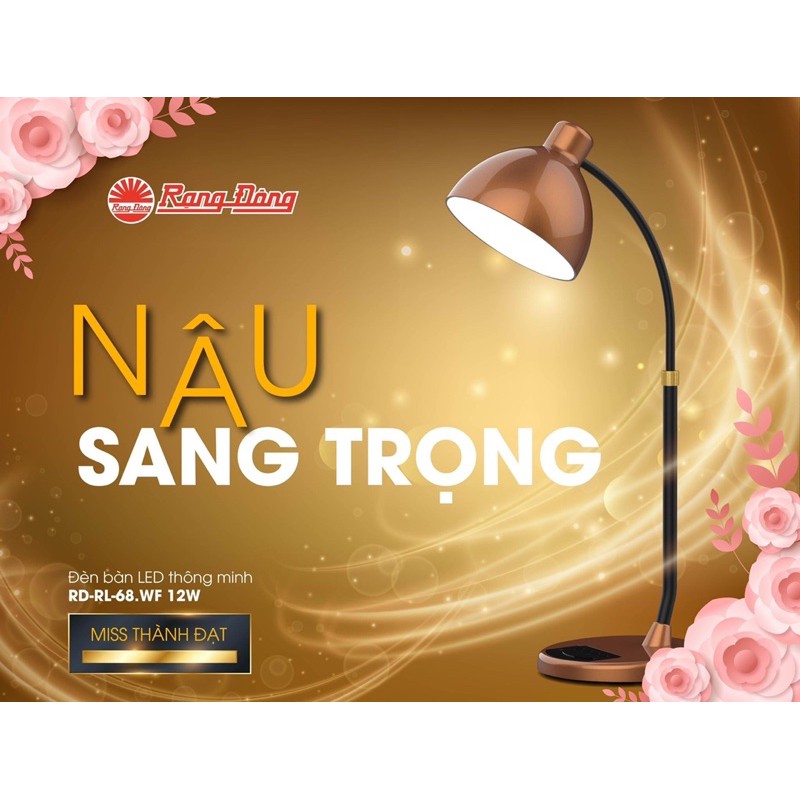 [ Siêu Rẻ ] Đèn bàn Rạng Đông RL68 tích hợp 3 chế độ thông minh