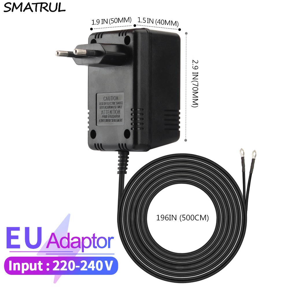 Bộ Chuyển Đổi Nguồn SMATRUL AC Phích Cắm EU US 18V Dành Cho Chuông Cửa Video IP Wifi Không Dây 220V-240V