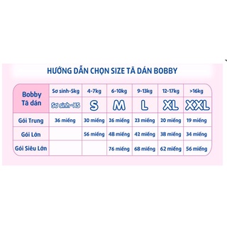(thanh lý nghỉ bán) Bỉm tả Bobby tả quần size M 76 miếng (6-11kg)