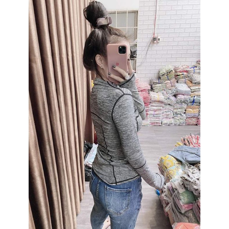 Áo khoác thể thao nữ KHÔNG NÓN hàng nhập | BigBuy360 - bigbuy360.vn