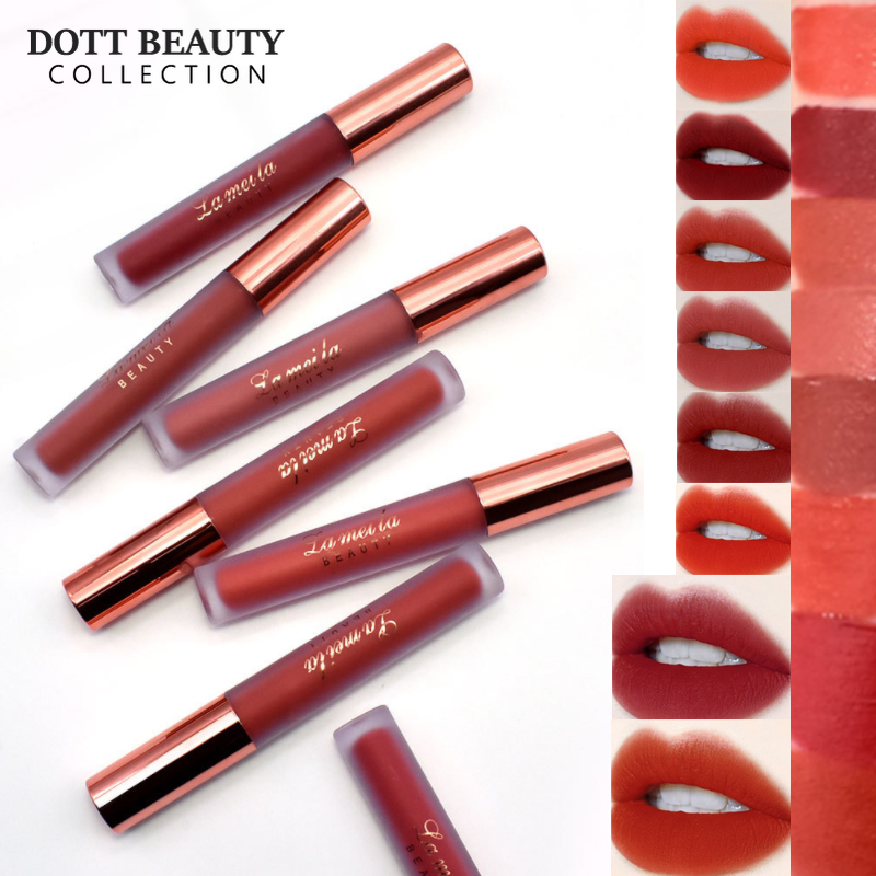 [Hàng mới về] Son Môi Lameila 8 Màu Tùy Chọn Lâu Trôi Cao Cấp