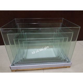 Bể cá kính, hồ cá uốn cong góc 50cm
