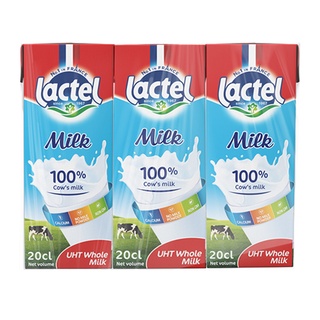Thùng sữa tươi tiệt trùng Lactel nguyên kem 3,5 Fat 24 hộp 200ml, nhập khẩu