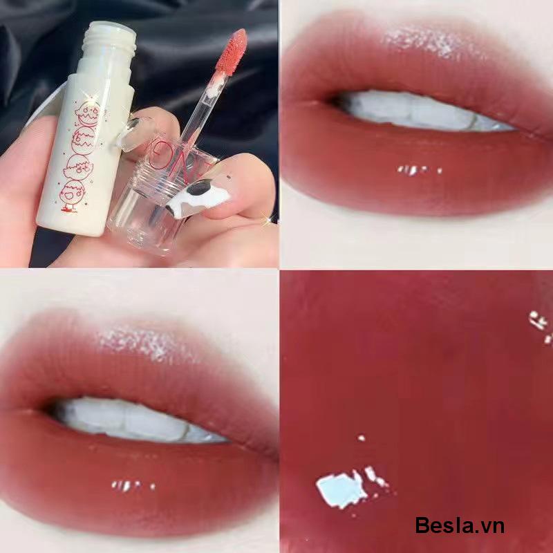 Son bóng MENGXIDUO 3D hương trái cây chống nước lâu trôi