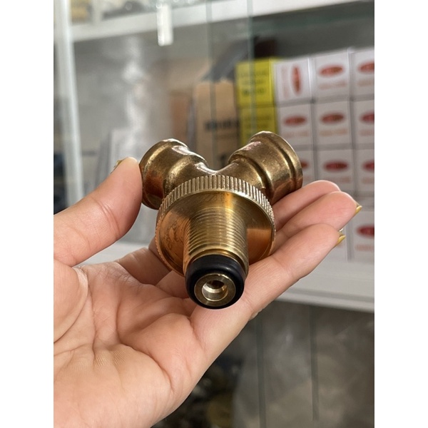 Y đồng chia 2 van gas