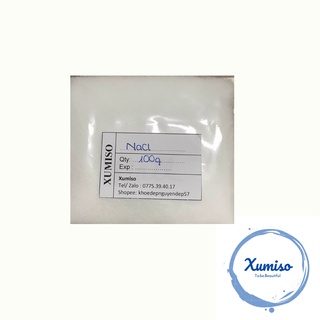 Muối nacl - nguyên liệu mỹ phẩm xumiso 100g/500g/1 kg