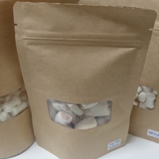 2~10 túi zip giấy kraft - có cửa sổ