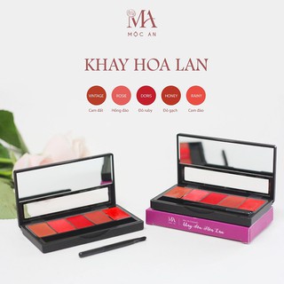Khay son hoa lan mộc an 6 màu 15gr