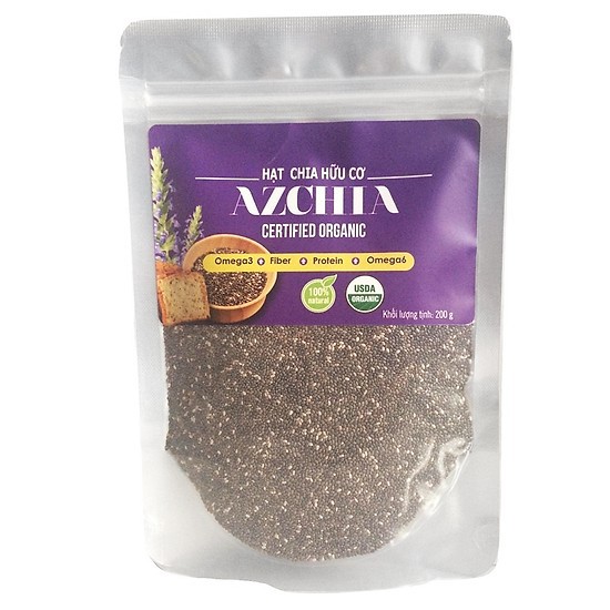 Hạt Chia Hữu Cơ Azchia Hola Andina (200g)