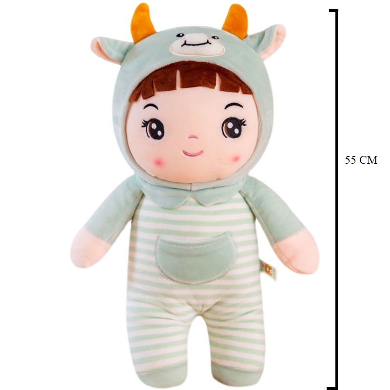 Gấu bông Búp Bê cho bé gái Cute Mềm Mịn Cao Cấp gấu bông em bé Gấu Bông Hama