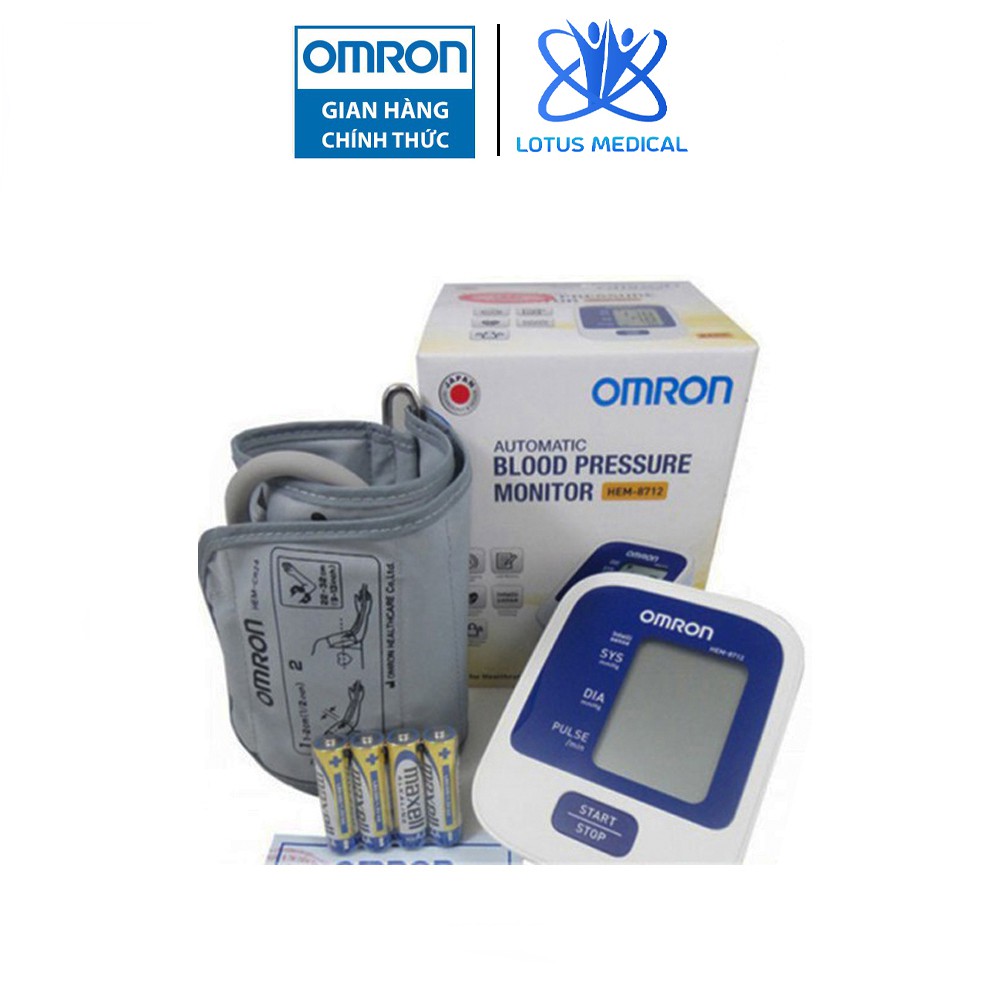 Máy đo huyết áp bắp tay OMRON 8712 - Thiết bị đo huyết áp bắp tay tự động