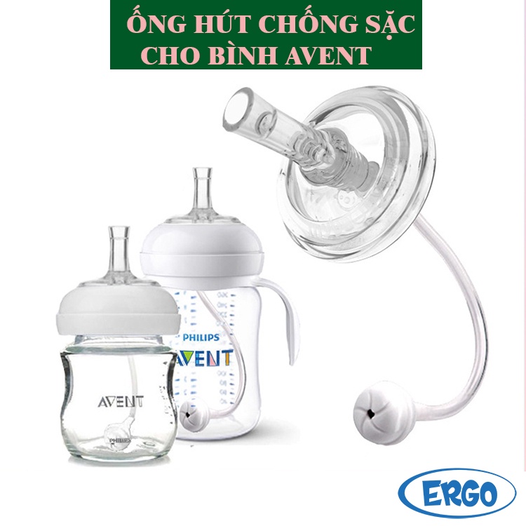 Ống tập hút bình Avent cho bé chông sặc và tập hút đơn giản tiện lợi không ợ hơi - TP