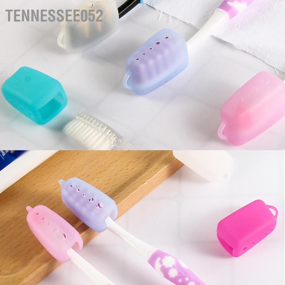 Tennessee052 Silicone Toothbrush Head Cover Electric Protective Cap for Home Travel Camping