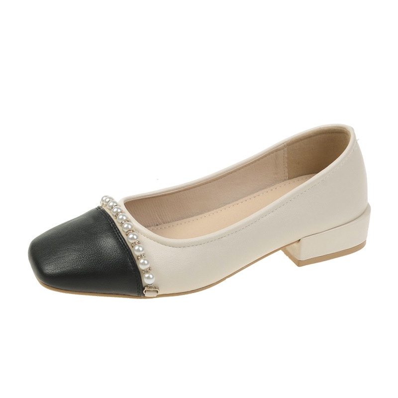 Giày búp bê IELGY mũi vuông phong cách Hàn Quốc thời trang trẻ trung dành cho nữ