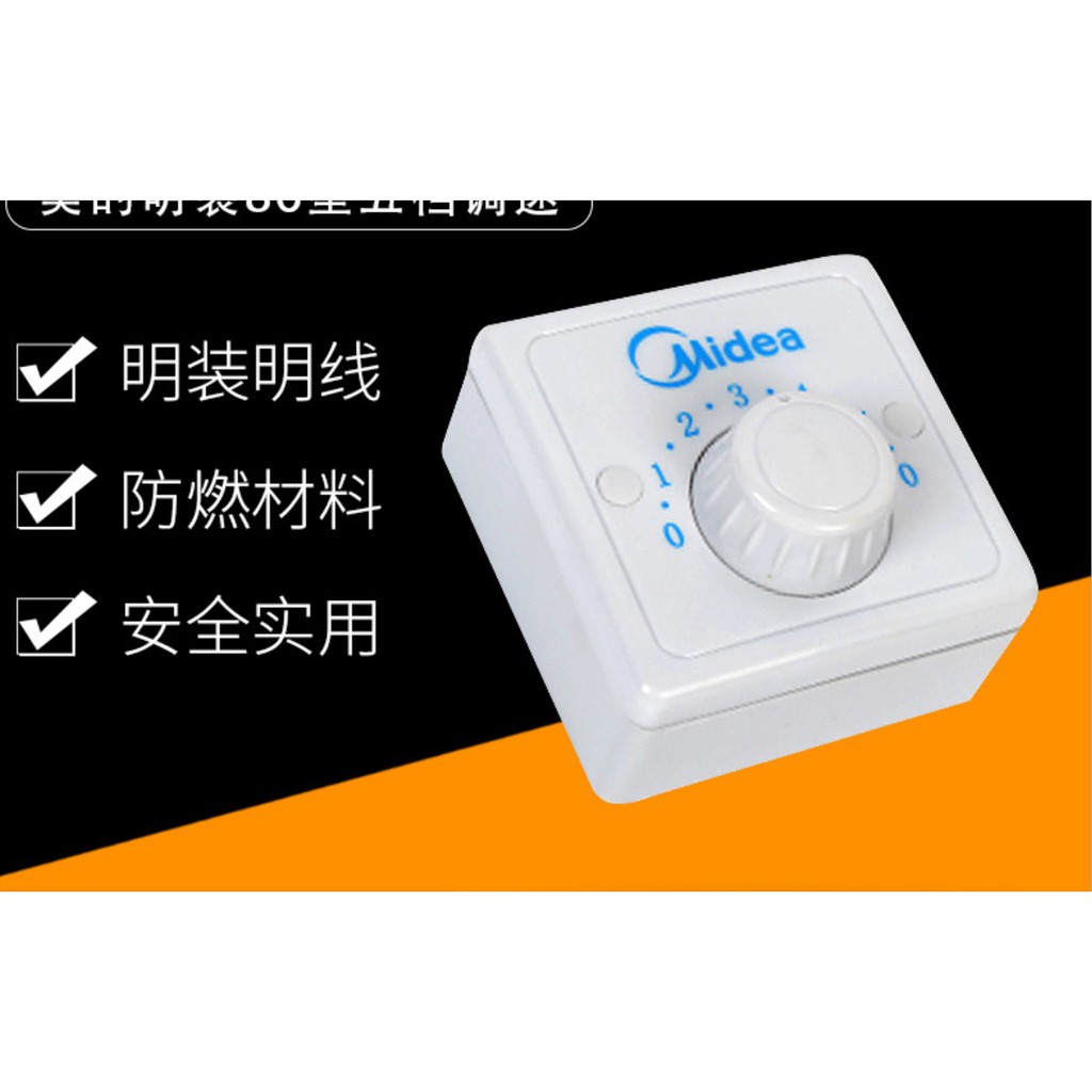 Hộp số điều khiển quạt trần điện cơ, quạt trần Midea