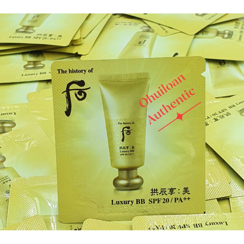 Combo 10 Gói Luxury BB Cream Hoàng Cung Cao Cấp Whoo