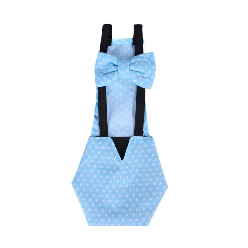 Tã Vải Cotton Đính Nơ Tùy Chỉnh Tiện Dụng Cho Thú Cưng