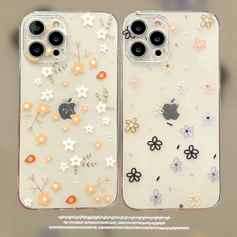 Casing Huawei Y7A Y8P Y9 Prime 2019 Y9S Nova 7 7i 5T 3 3i 3e 4e SE P40 P30 P20 Pro Lite Honor 8X Cute Flower Style Clear Straight Edge Soft Phone Case HLJ 13