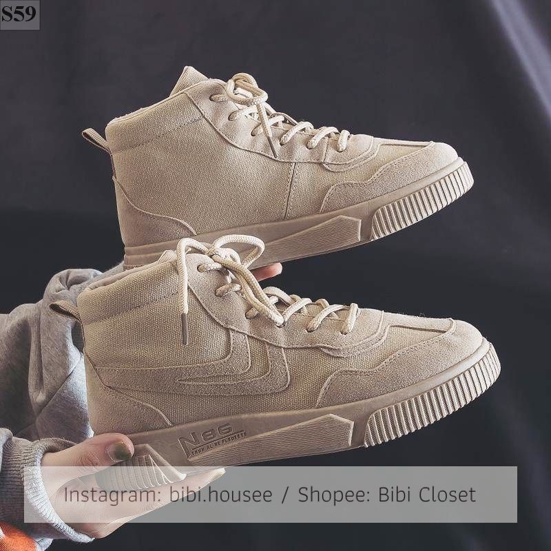 [SẴN SIZE 37][ORD ĐỦ SIZE]Giày thể thao vải cổ cao mã S59