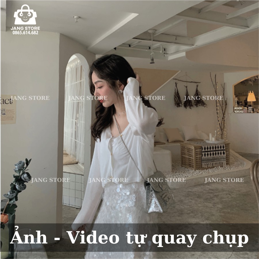 Áo Khoác Cardigan Tay Dài Vải Lụa Mỏng Thời Trang Mùa Hè Cho Nữ | BigBuy360 - bigbuy360.vn